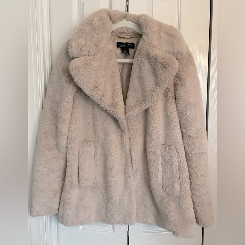 Faux fur coat